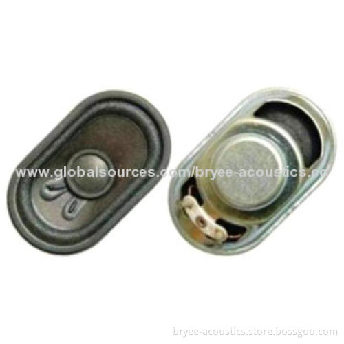 Raw Speaker, Oblong, Measures 38.0 x 58.0 x 19.5mm, Full Range for Multimedia Devices